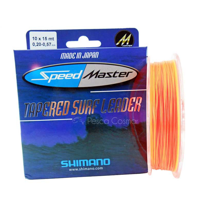 Puente para surfcastig Taper Leader Shimano Speed Master 10*15 metros