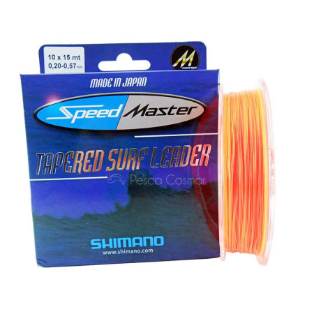 Puente para surfcastig Taper Leader Shimano Speed Master 10*15 metros