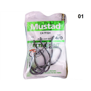 El Mustad Catfish es ideal para la pesca a fondo o de siluros gigantes