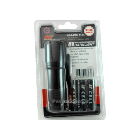Linterna U.V Darklight Kali Ultravioleta