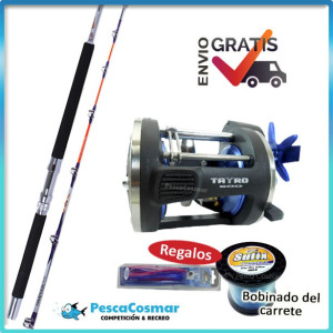 Equipo Pesca Curricán Harpoon Tayro 2