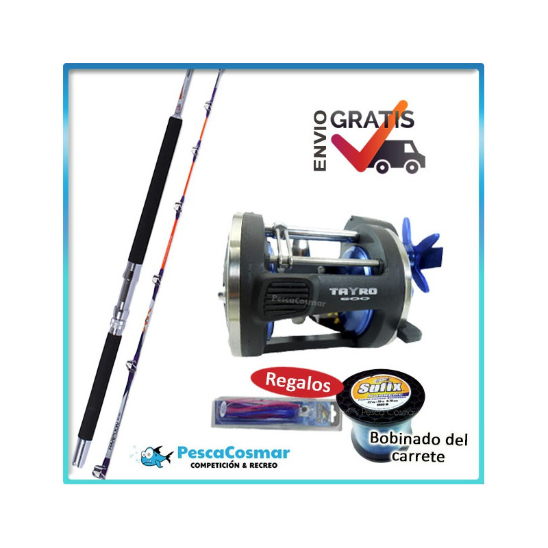 Equipo Pesca Curricán Harpoon Tayro