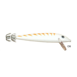 Señuelo Rapala Squid 11cm con falda de plumas en la cola, color 03 2