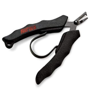 Mini Alicate Rapala Reemplaza Anillas en negro con mango de goma ergonómico