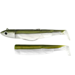 Black Minnow Combo Fiiish, talla n°3 120mm combo 25g cuerpo blanco 2