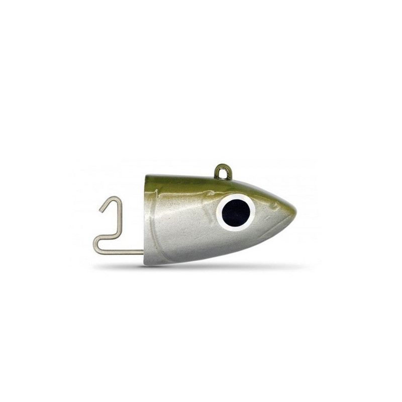 Cabezas Black Minnow - Tamaño 3 - Modelo Off Shore - 25 gr - Color Kaki