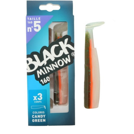 Black Minnow Recambios -Tamaño 5 - 160 mm - Candy Green