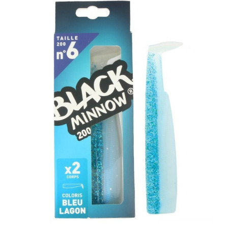 Black Minnow Recambios - Tamaño 6 - 200 mm - Blue Lagoon 