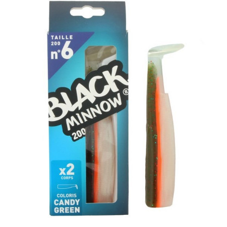 Black Minnow Recambios - Tamaño 6 - 200 mm - Candy Green