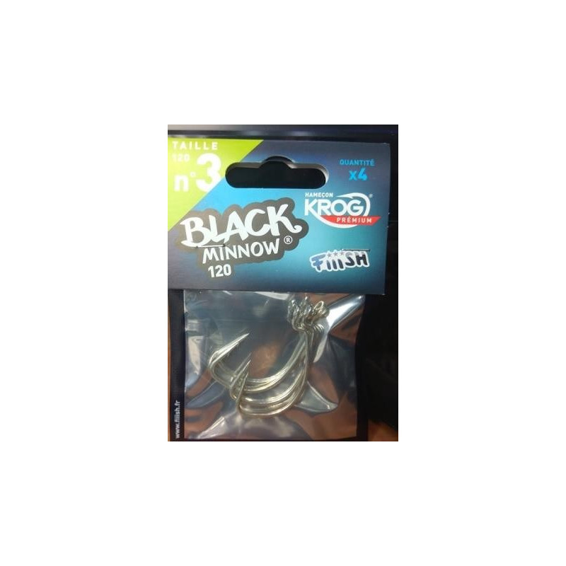 Black Minnow Anzuelo Grog Premium VMC
