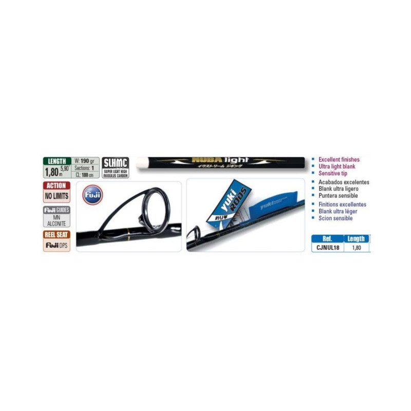 Caña Yuki Nuba Light 1.80mts.