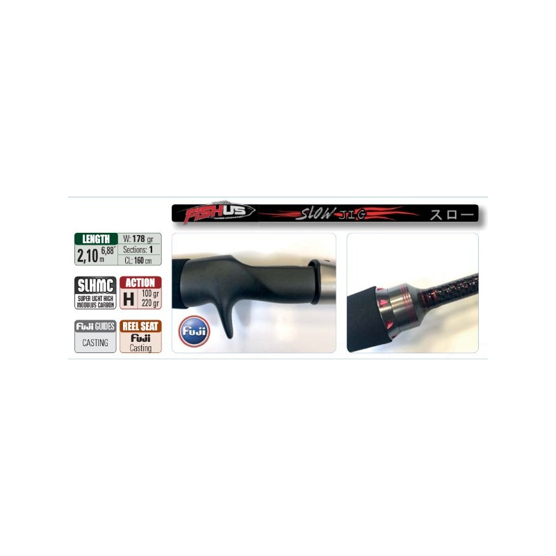 Caña Fishus Slow Jig 2.10 mt