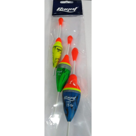 Kit 3 Flotadores Ragot  15 -10 -5 grs.