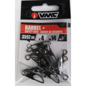 Emerillón VMC Barril Black C/ Grapa