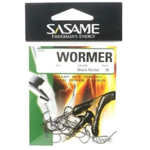 Anzuelos Sasame Wormer F-875 Black Niquel