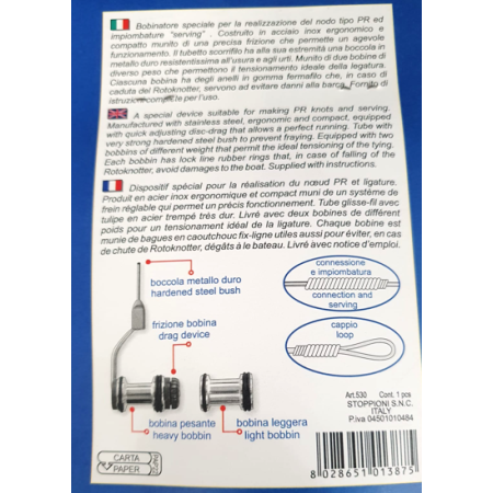 Bobinador especial para nudos Stonfo Rotoknotter