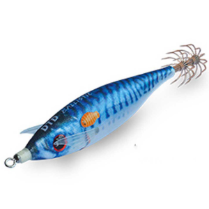 Jibionera DTD Ballistic Real Fish color azul con corona doble