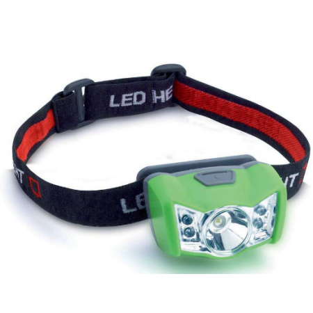 Linterna Frontal ZunZun Led+4 UV Led