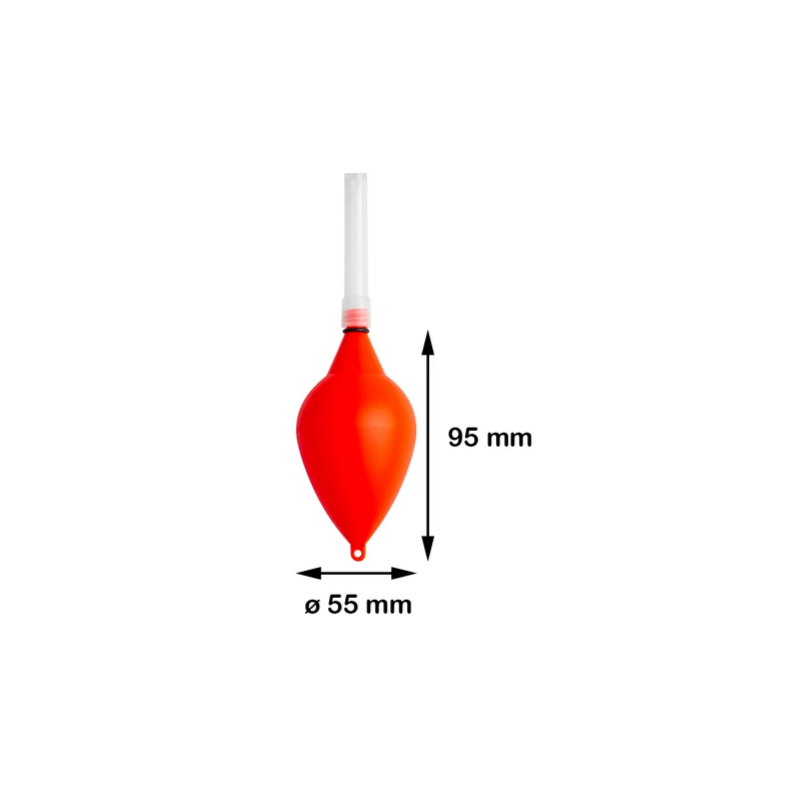 Flotador Plástico Porta Luz Química 93 grs.