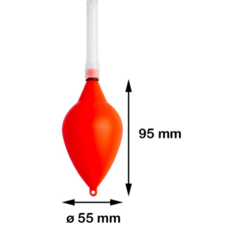 Flotador Plástico Porta Luz Química 93 grs.