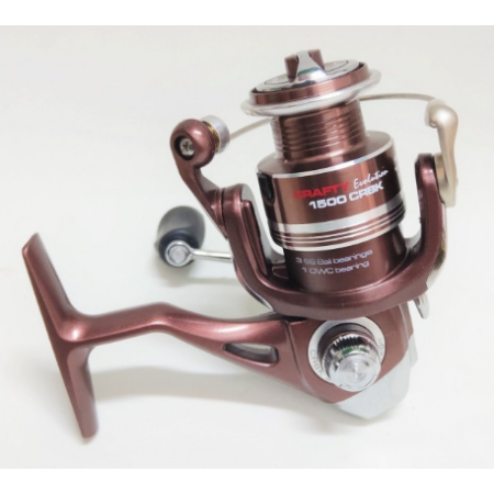 Cinnetic Crafty Black Evolution 2500 CRBK: Carrete para Spinning