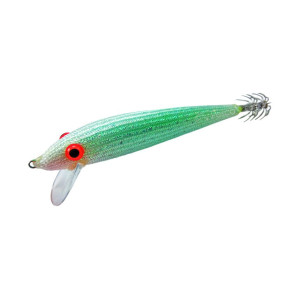 Jibionera Currican DTD Full Flash Glavoc, color verde con ojos rojos