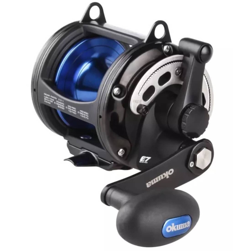 Carrete Okuma Solterra SLX-30II B 2 velocidades para curricán