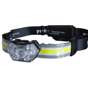 Linterna Frontal Yuki Wide USB | Luz Blanca y UV para Pesca