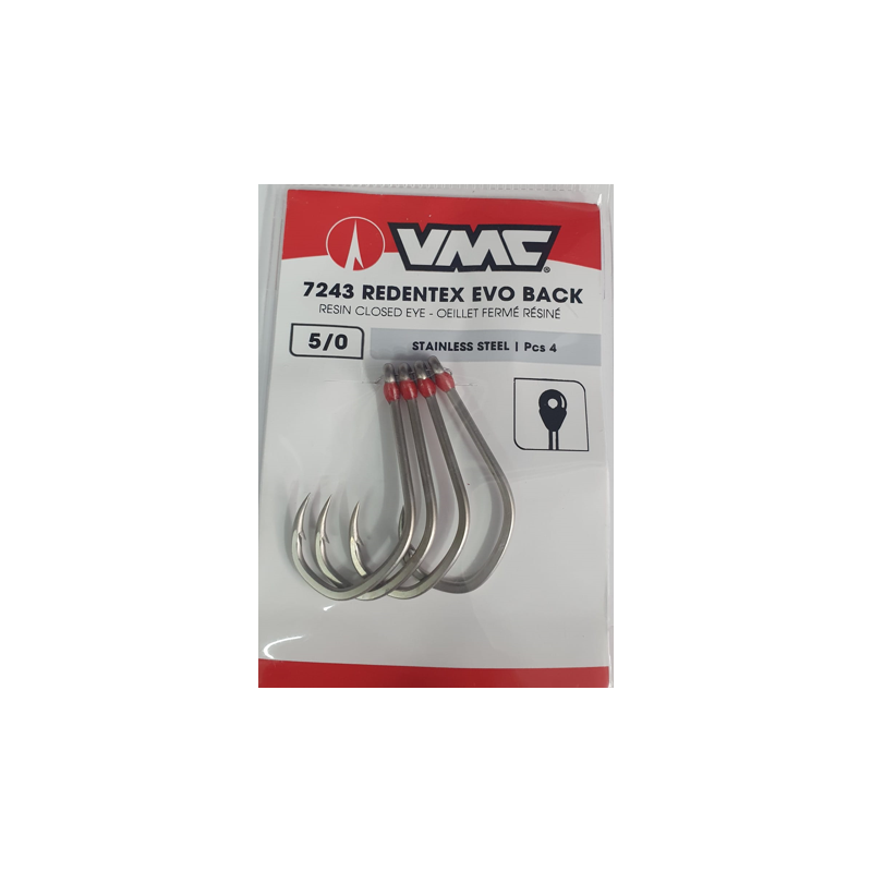 Anzuelos VMC Redentex + Back B 7243CT - X-Strong - Pesca al Vivo