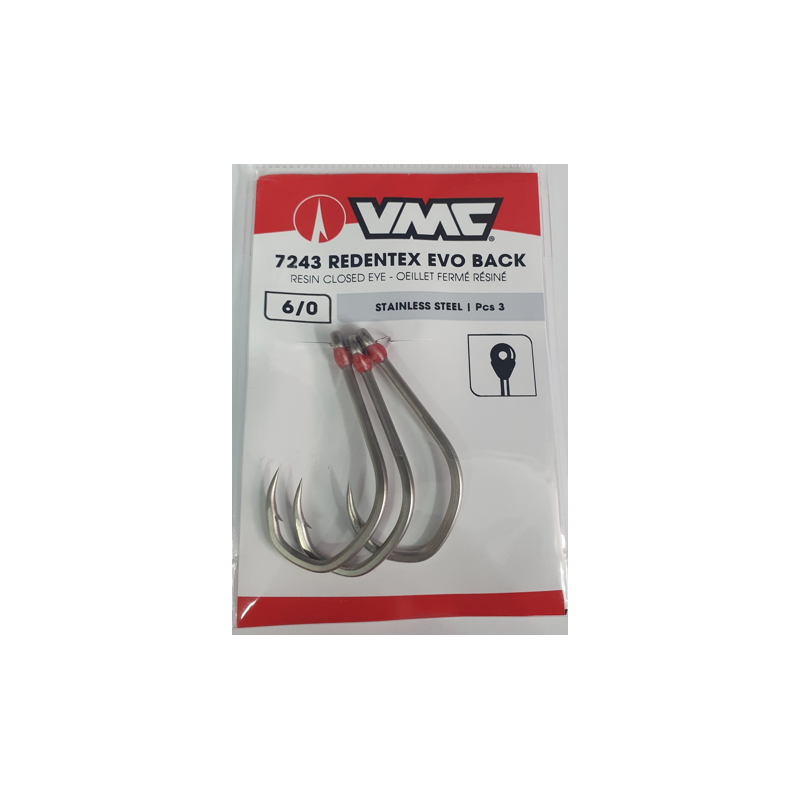 Anzuelos VMC Redentex + Back B 7243CT - X-Strong - Pesca al Vivo