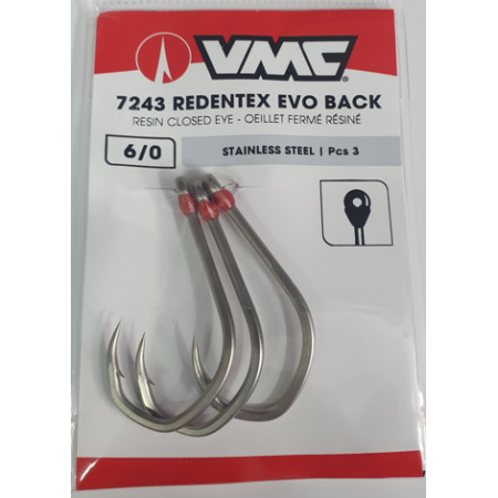 Anzuelos VMC Redentex + Back B 7243CT - X-Strong - Pesca al Vivo