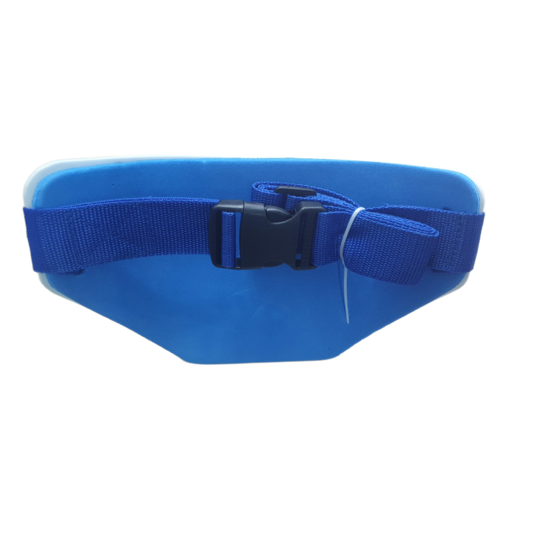 Correa de nylon ajustable con hebilla de clip rápido y acolchado en espuma azul del Cinturón de Combate Sugoi