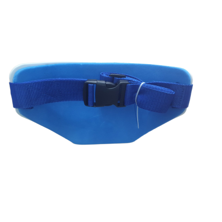 Correa de nylon ajustable con hebilla de clip rápido y acolchado en espuma azul del Cinturón de Combate Sugoi