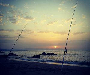 pesca nocturna de lenguado