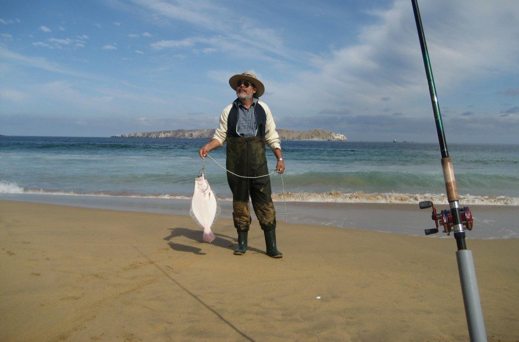pescar lenguado a surfcasting
