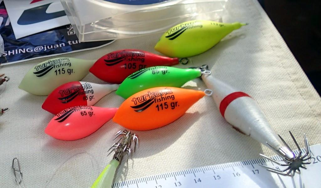 potera plomada calamar