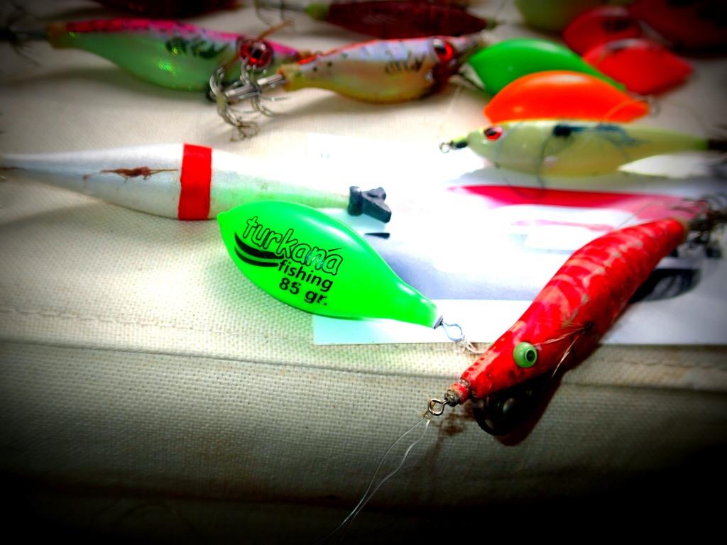 plomos y señuelos calamar