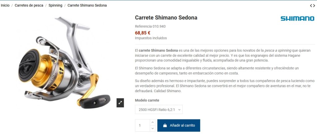 carrete de spinning recomendado