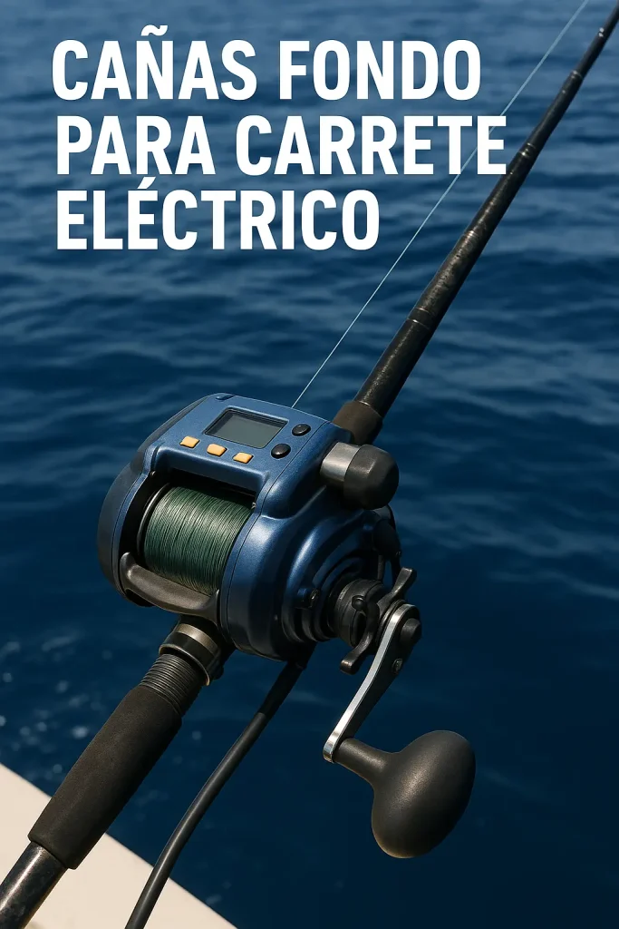 Las mejores cañas fondo para carrete eléctrico